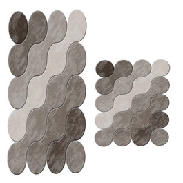 Mijölnir Juego de alfombrillas de baño marrón (2 piezas)